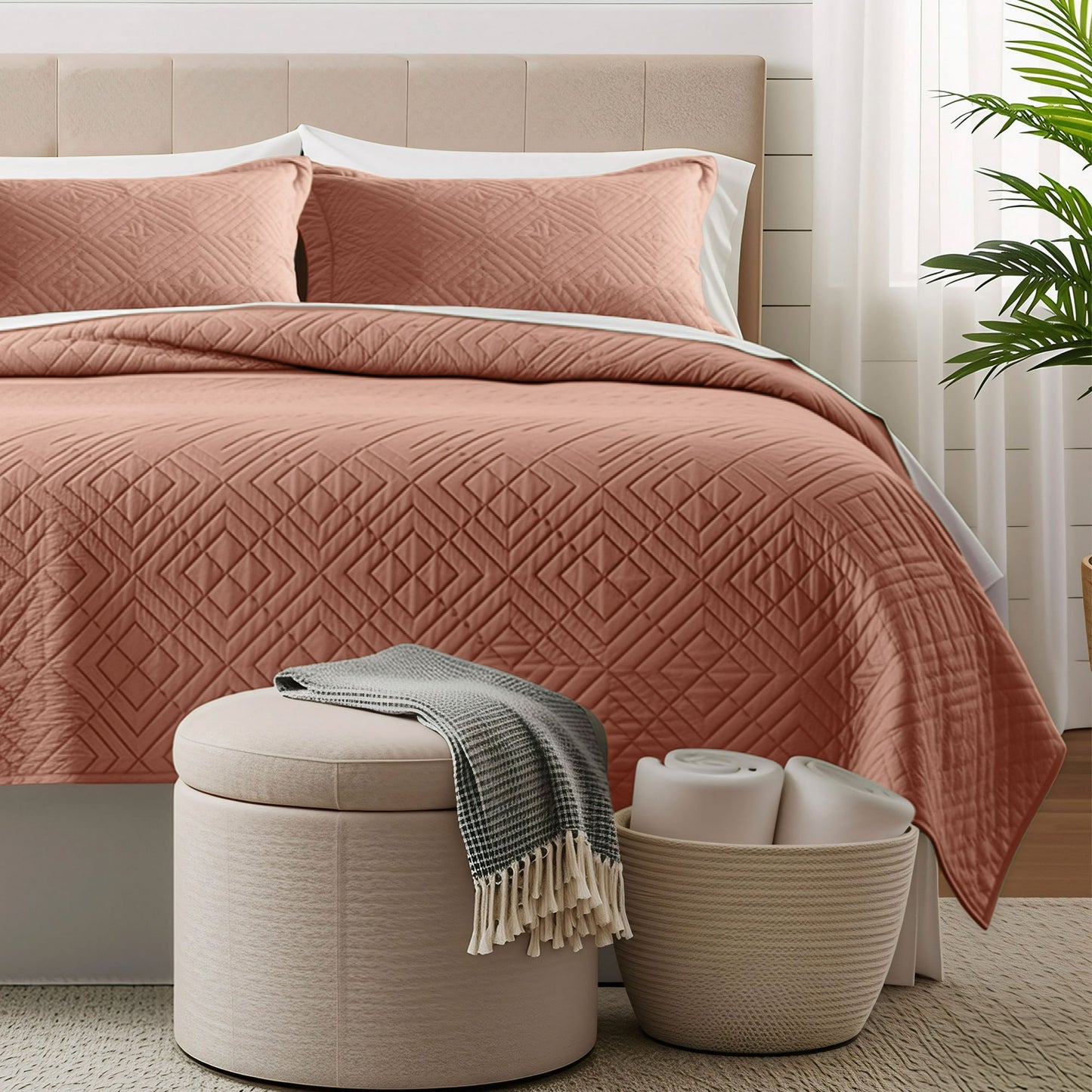 Clara Clark Lightweight Reversible Quilt Set