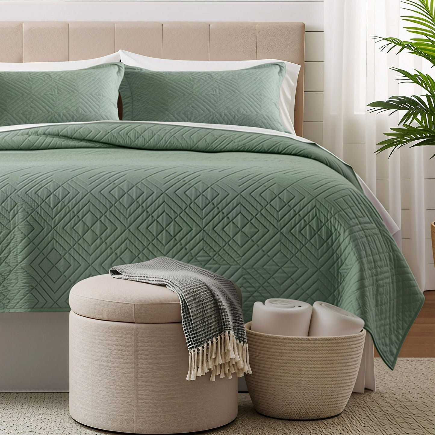 Clara Clark Lightweight Reversible Quilt Set