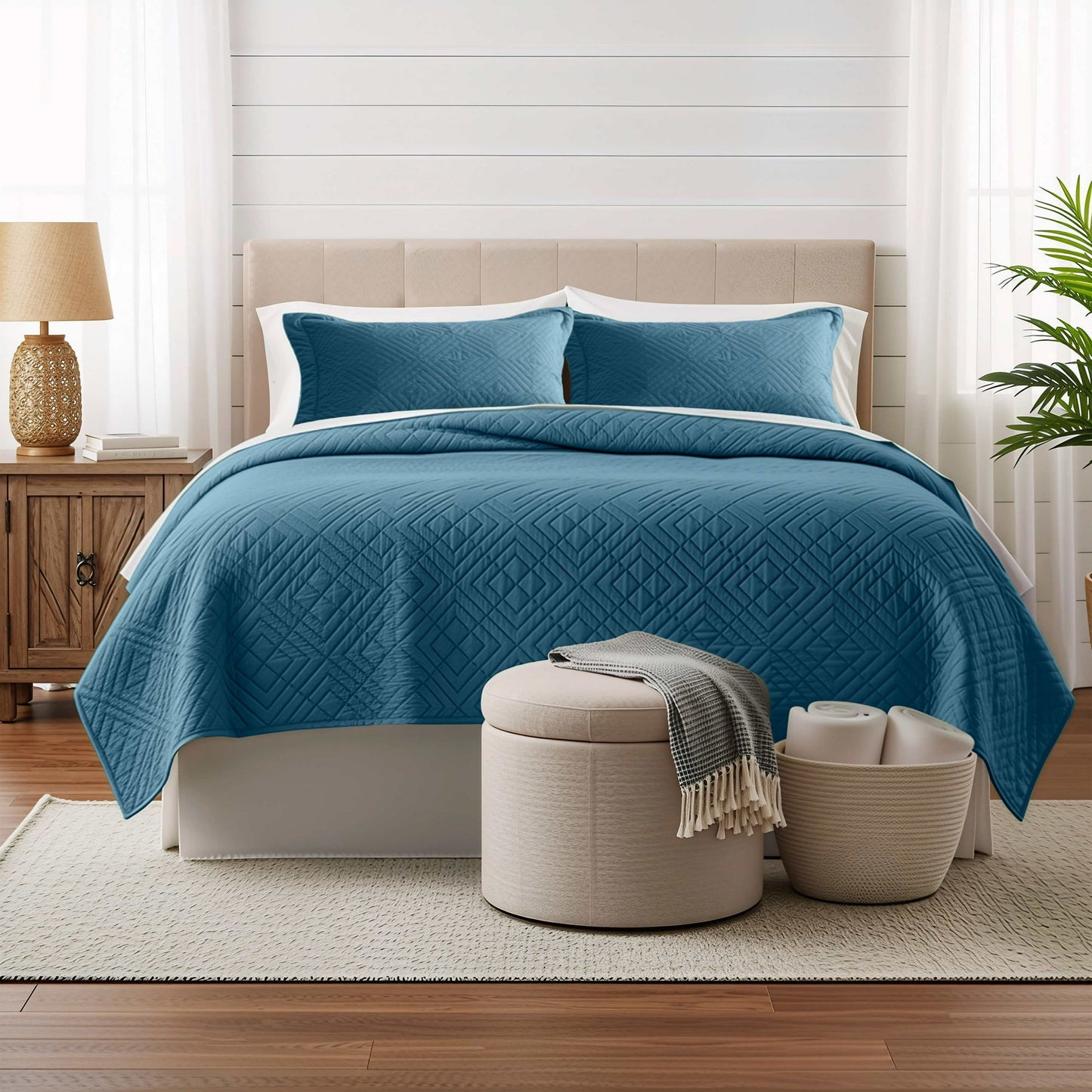 Clara Clark Lightweight Reversible Quilt Set