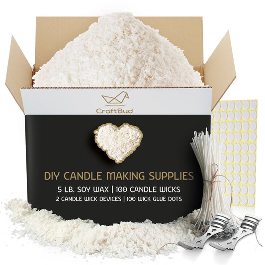 CraftBud Soy Wax Candle Making Supplies Kit