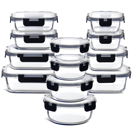 Virtu Glass Food Container Set