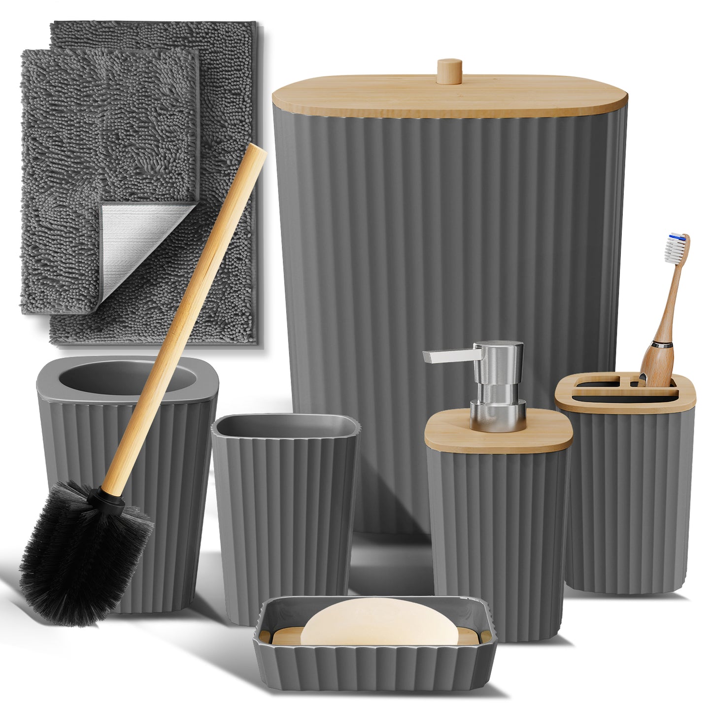 Clara Clark Bathroom Accessory Set