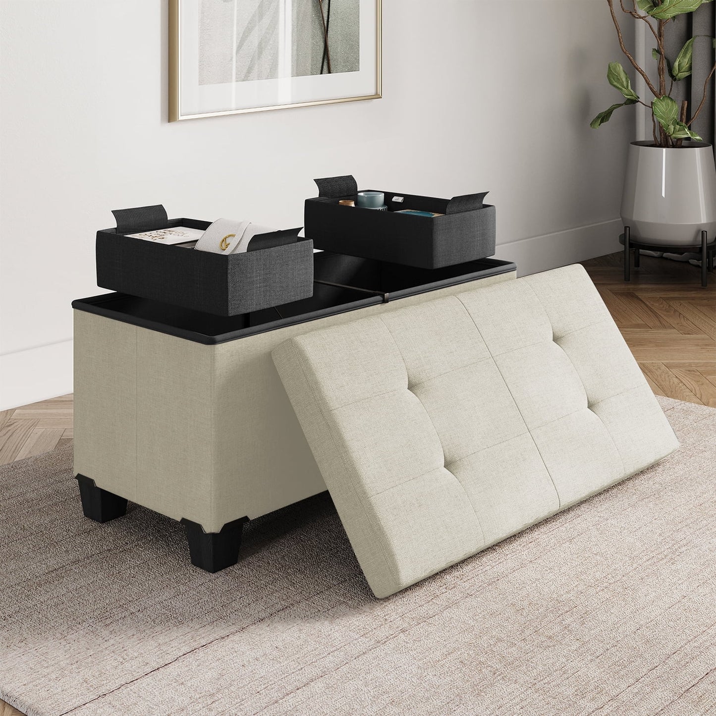 Hearth & Harbor Storage Bench With Storage