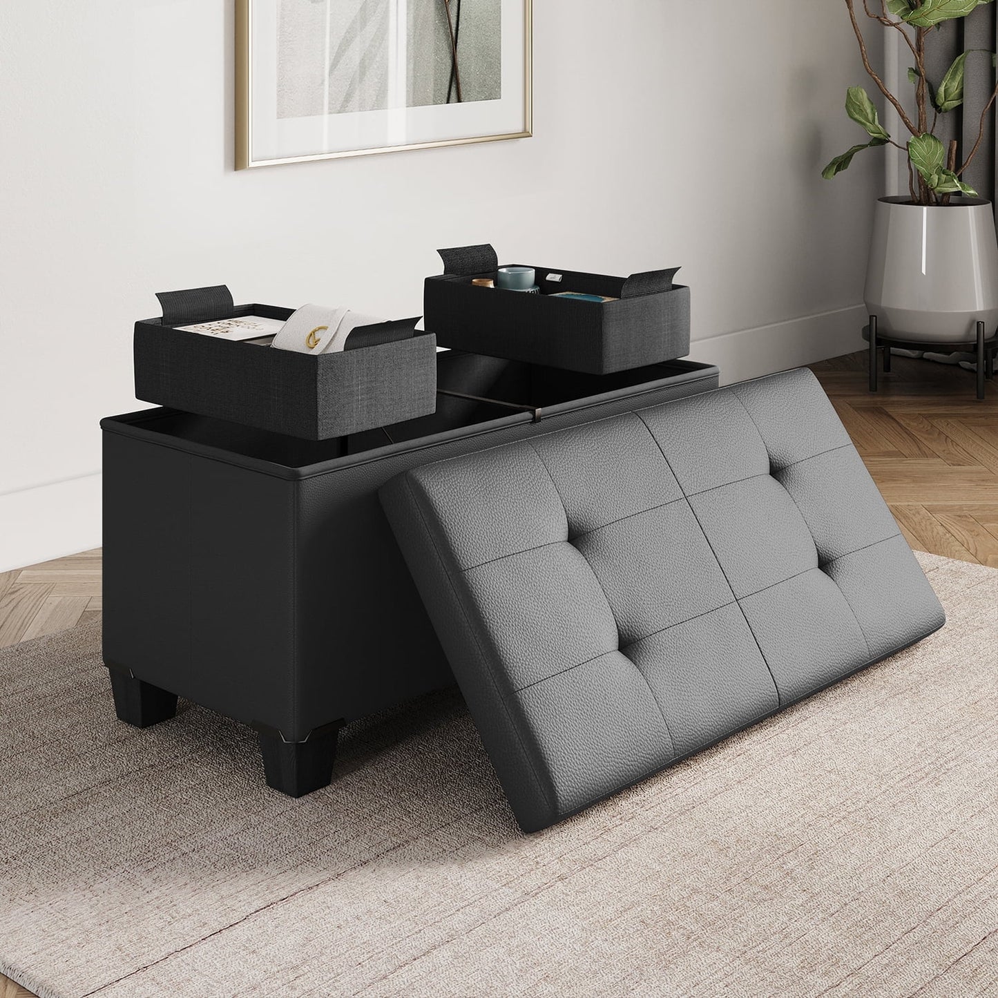 Hearth & Harbor Storage Bench With Storage