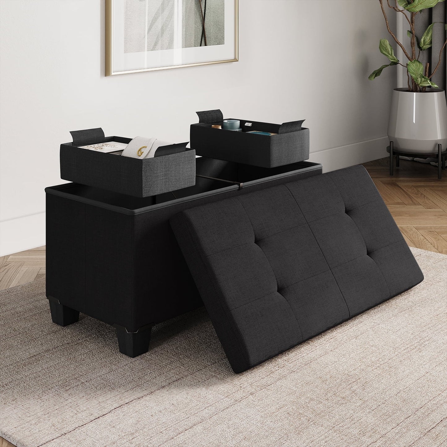 Hearth & Harbor Storage Bench With Storage