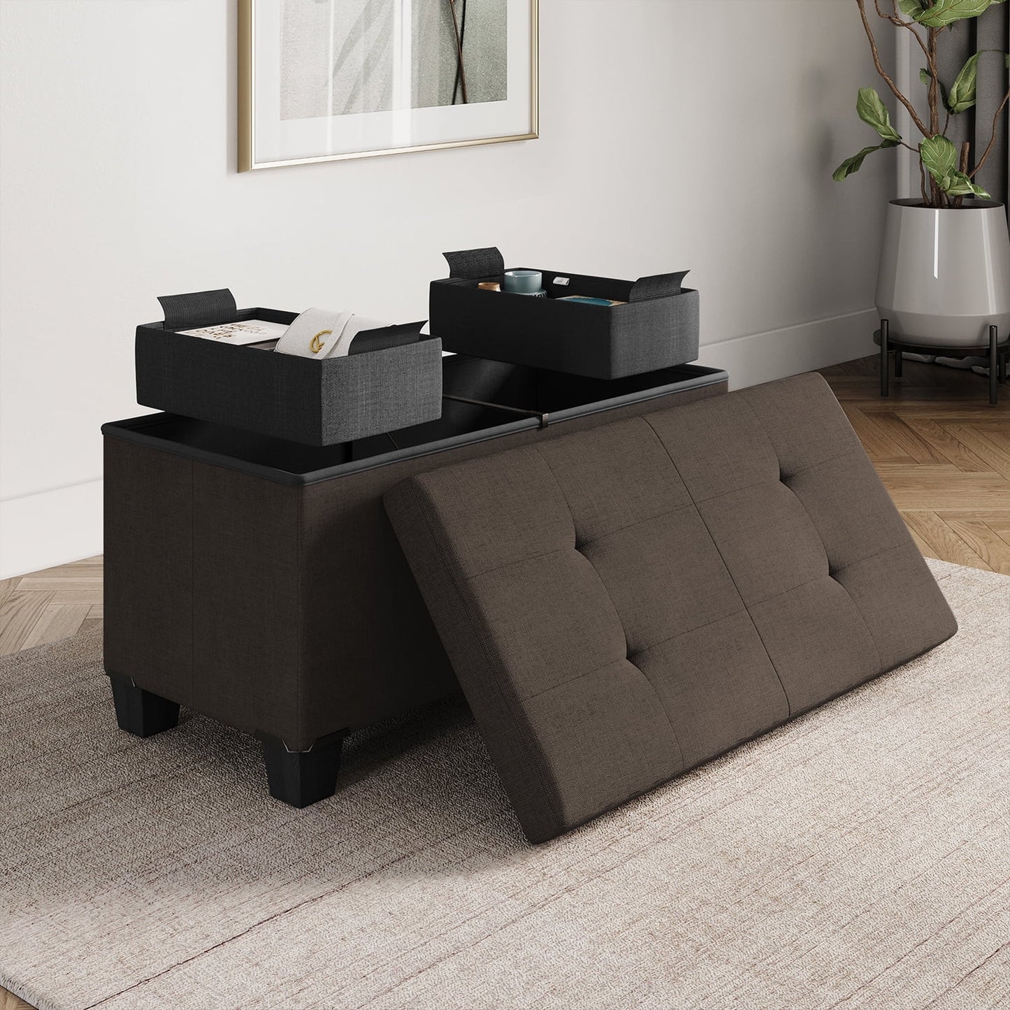Hearth & Harbor Storage Bench With Storage