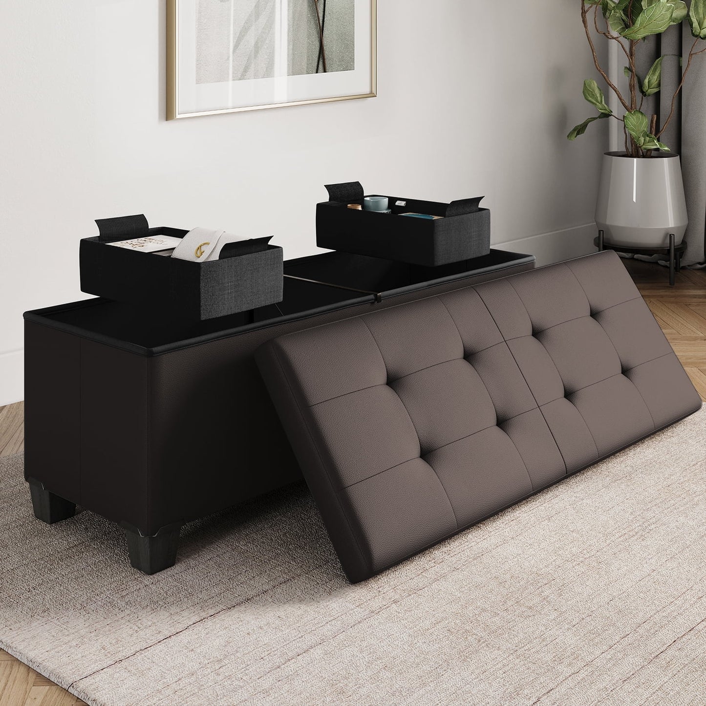 Hearth & Harbor Storage Bench With Storage