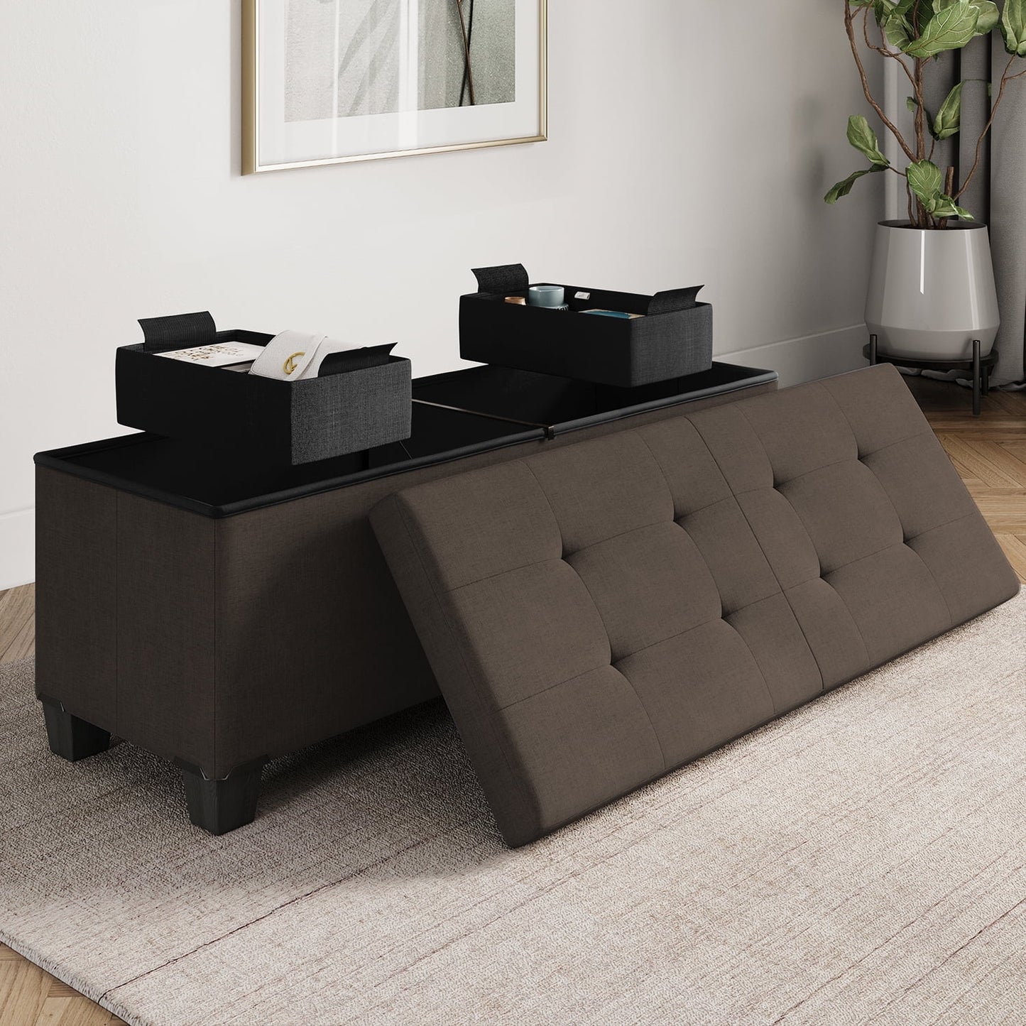 Hearth & Harbor Storage Bench With Storage