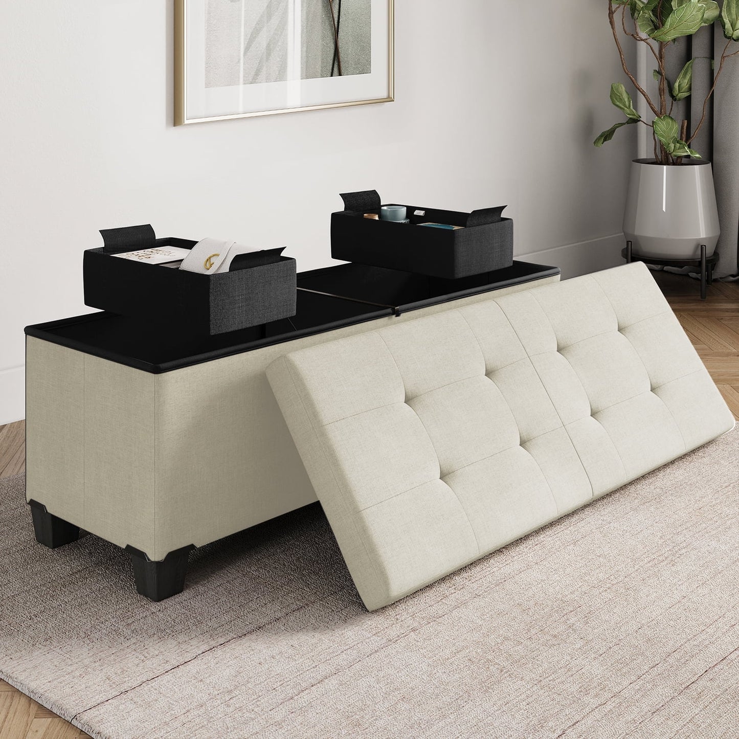Hearth & Harbor Storage Bench With Storage