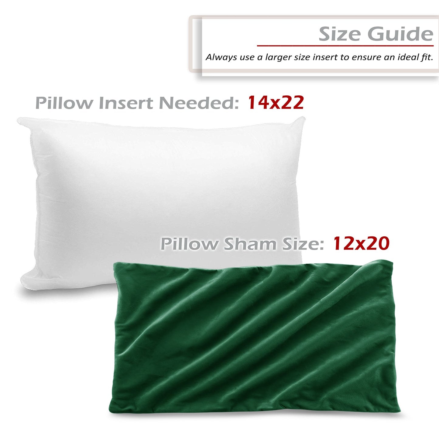2 Pack 12 x 20 nestl Throw Pillow Covers, Cozy Velvet Decorative Outdoor Pillow