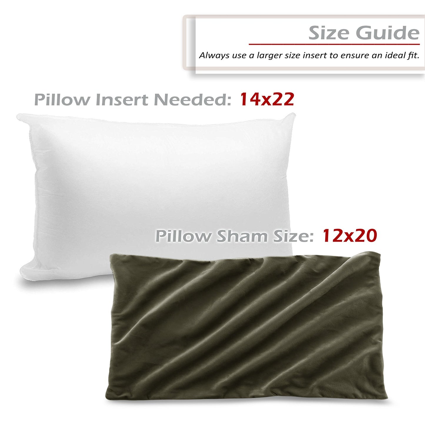 2 Pack 12 x 20 nestl Throw Pillow Covers, Cozy Velvet Decorative Outdoor Pillow