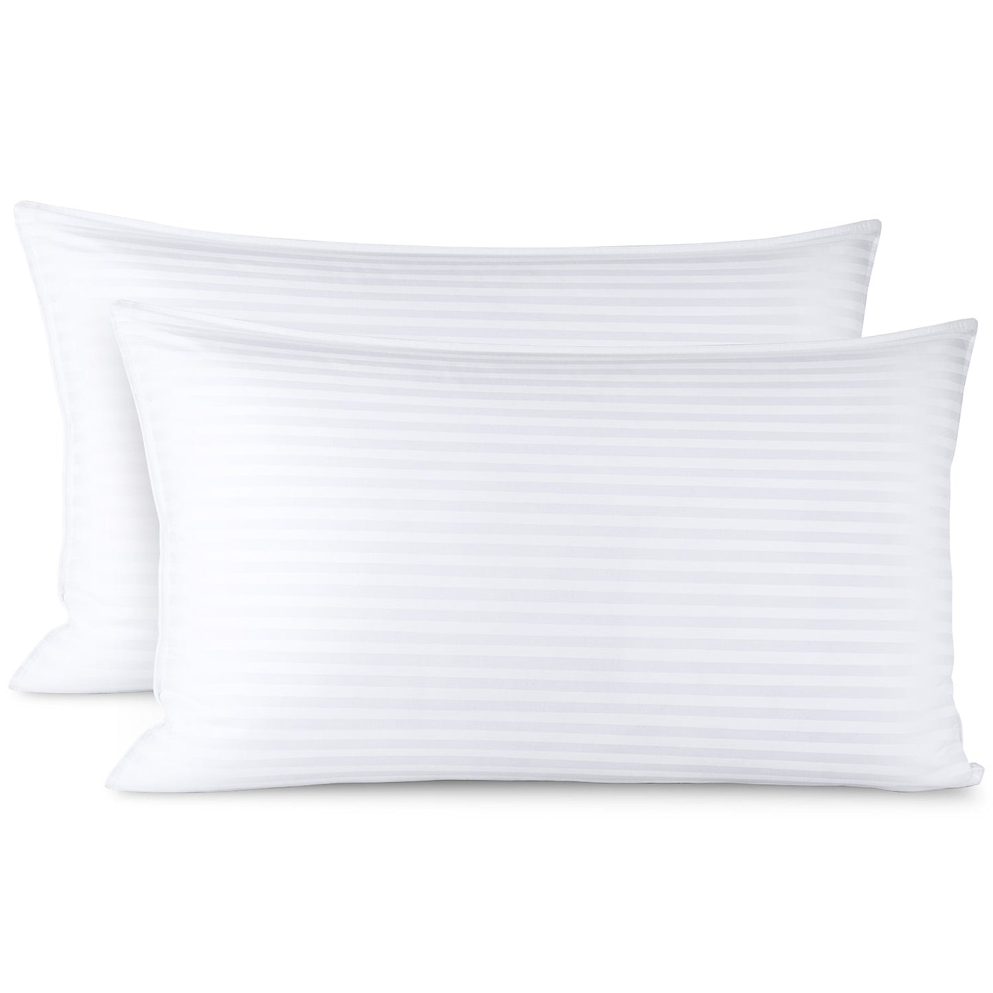 nestl Bed Pillows for Sleeping | Down Alternative Sleep Pillows | 100% Cotton Pillow Covers with Poly Fiber Filling | Soft Pillow for Sleeping