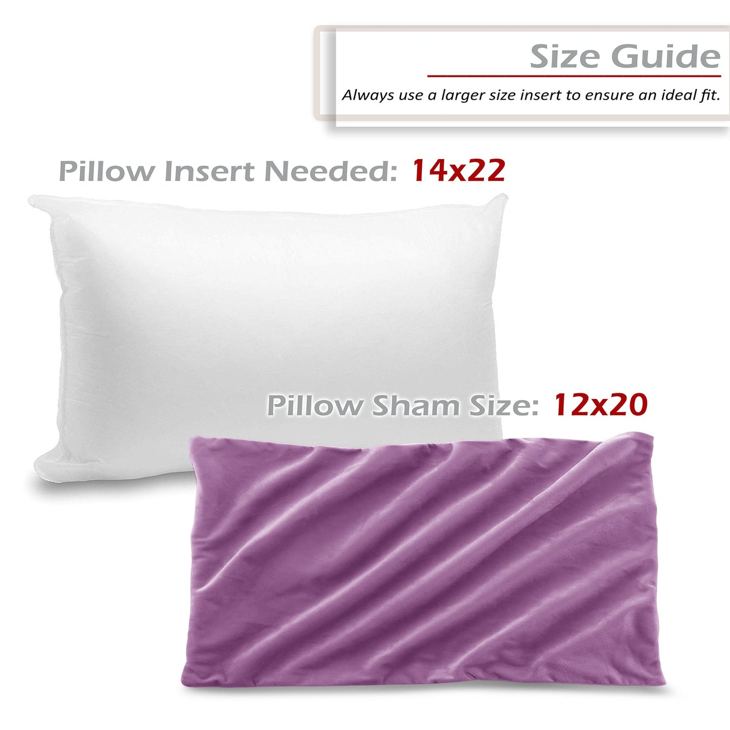 2 Pack 12 x 20 nestl Throw Pillow Covers, Cozy Velvet Decorative Outdoor Pillow