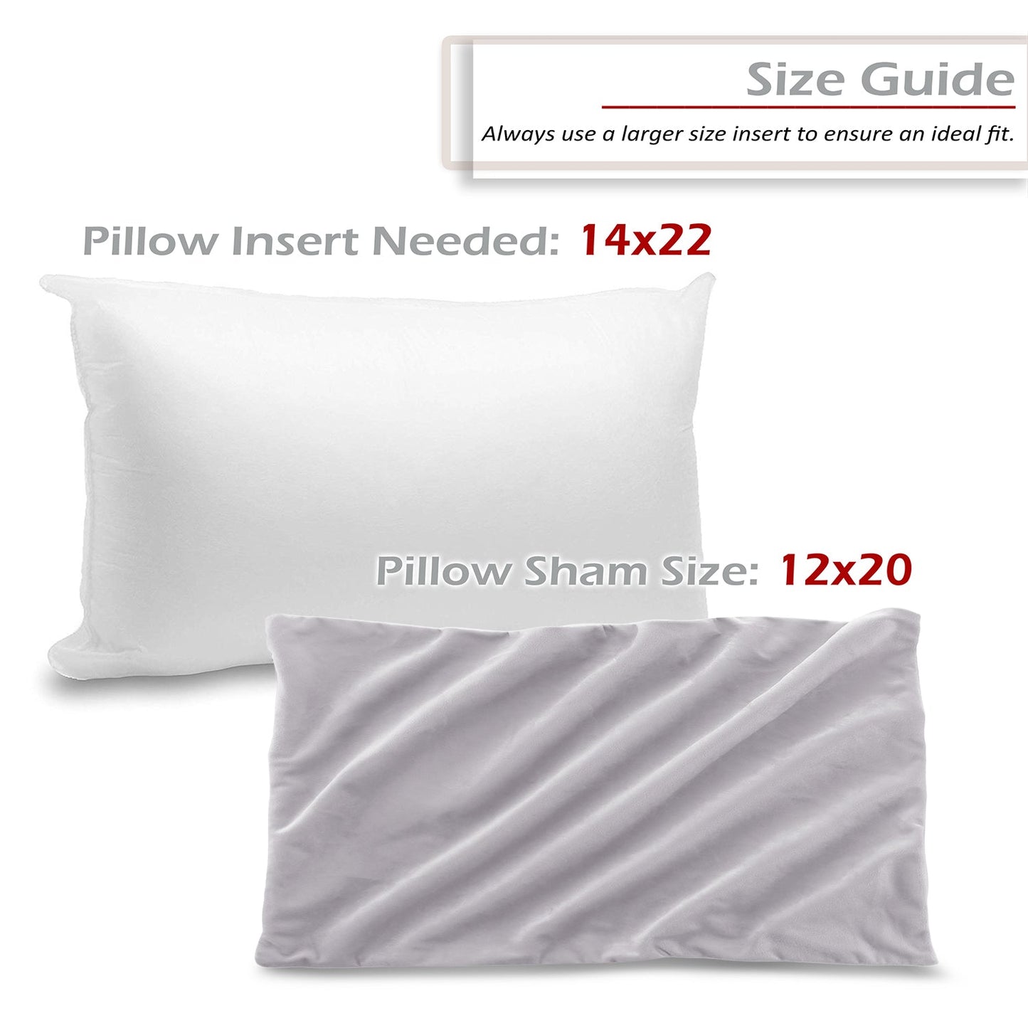 2 Pack 12 x 20 nestl Throw Pillow Covers, Cozy Velvet Decorative Outdoor Pillow