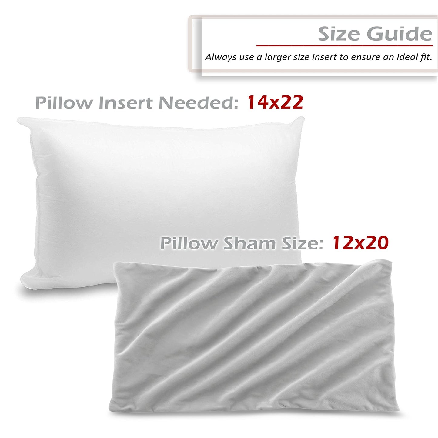 2 Pack 12 x 20 nestl Throw Pillow Covers, Cozy Velvet Decorative Outdoor Pillow