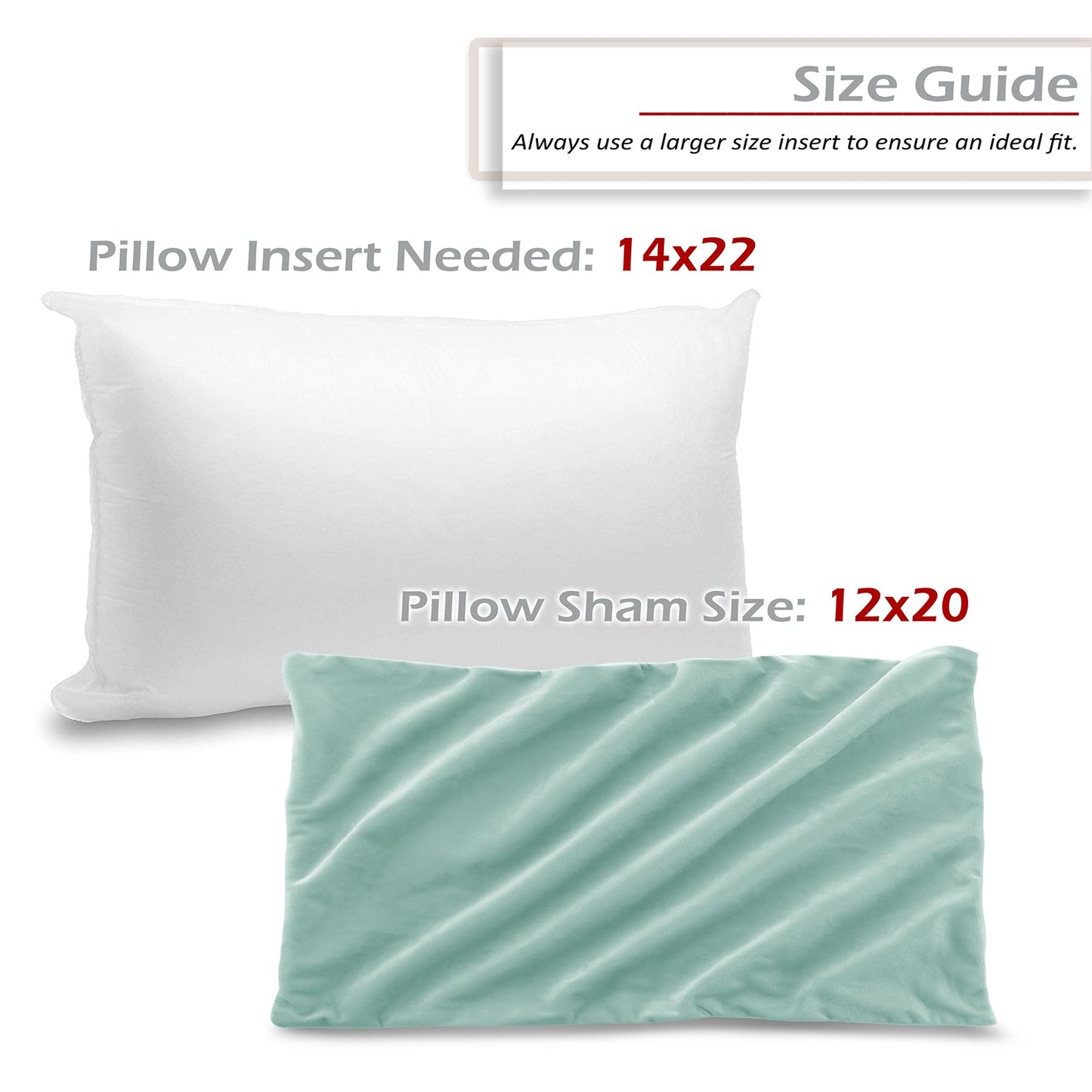 2 Pack 12 x 20 nestl Throw Pillow Covers, Cozy Velvet Decorative Outdoor Pillow