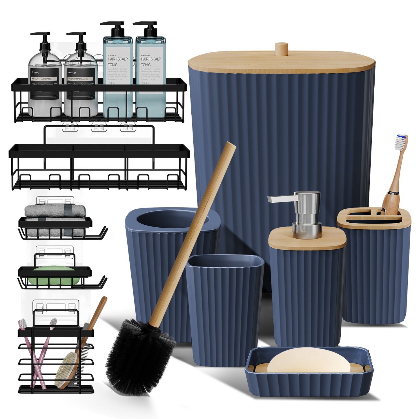 Clara Clark Bathroom Accessory Set