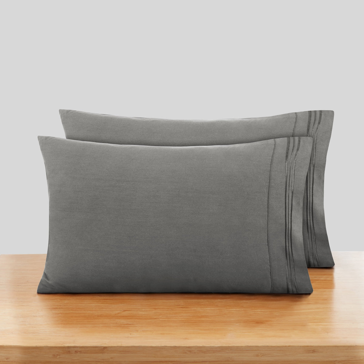 Nestl Soft Pillow Case Set of 2 - Double Brushed Microfiber Hypoallergenic Pillow Covers - 1800 Series Premium Bed Pillow Cases