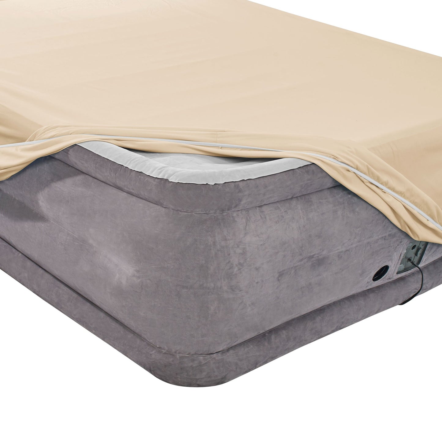 nestl Twin Fitted Sheet - Single Fitted Deep Pocket Sheet - Fits Mattress Perfectly - Soft Wrinkle Free Sheet - 1 Fitted Sheet Only
