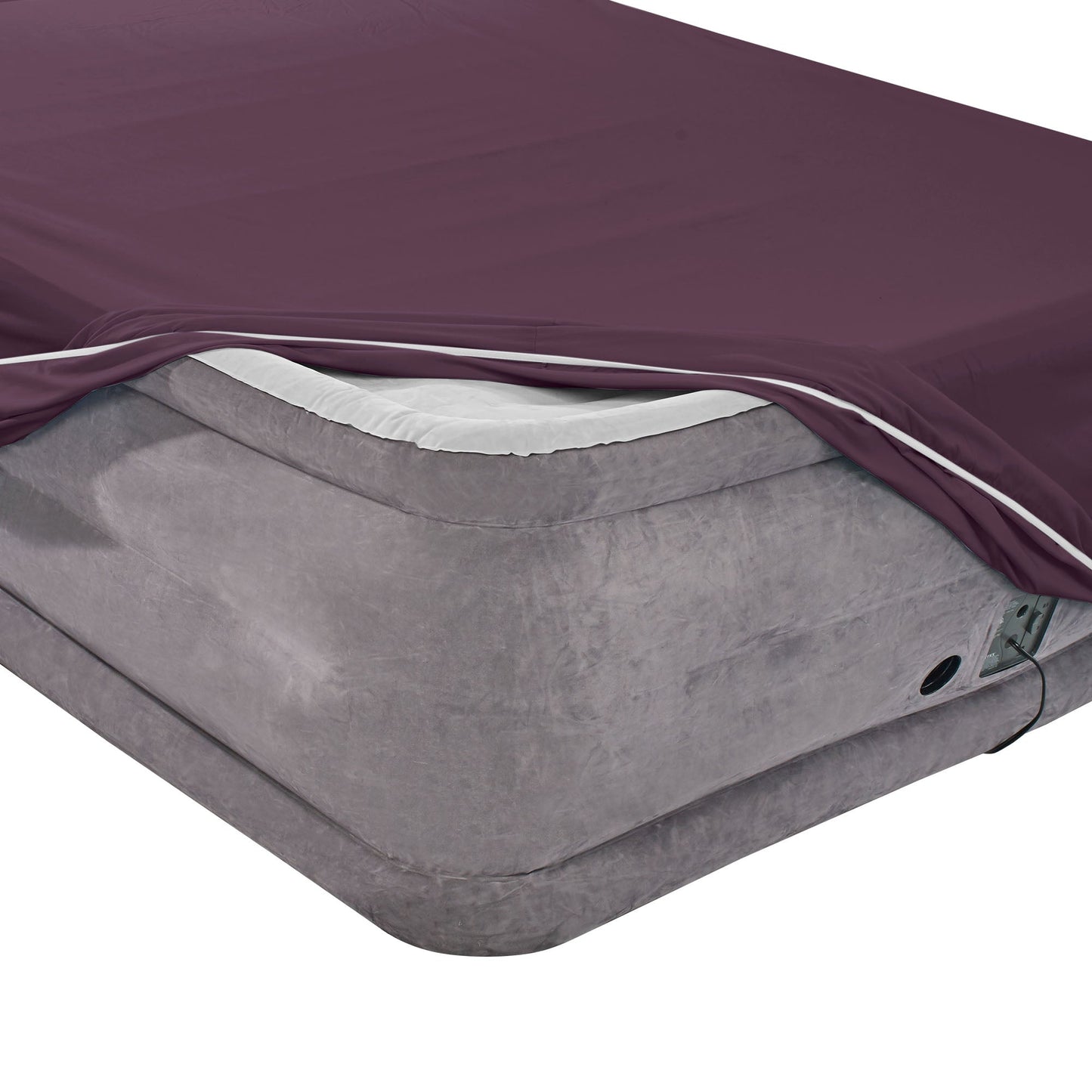 nestl Twin Fitted Sheet - Single Fitted Deep Pocket Sheet - Fits Mattress Perfectly - Soft Wrinkle Free Sheet - 1 Fitted Sheet Only