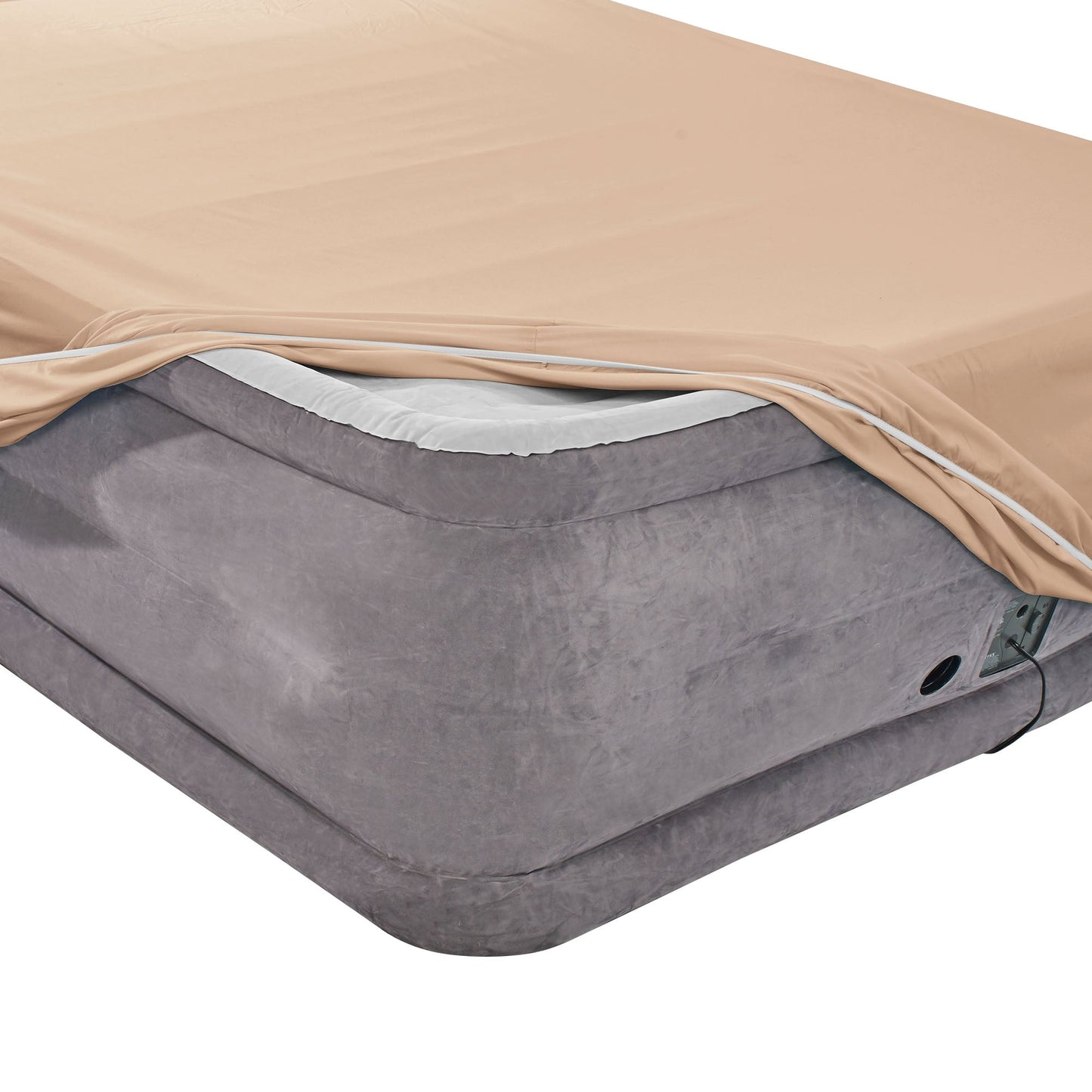 nestl Twin Fitted Sheet - Single Fitted Deep Pocket Sheet - Fits Mattress Perfectly - Soft Wrinkle Free Sheet - 1 Fitted Sheet Only