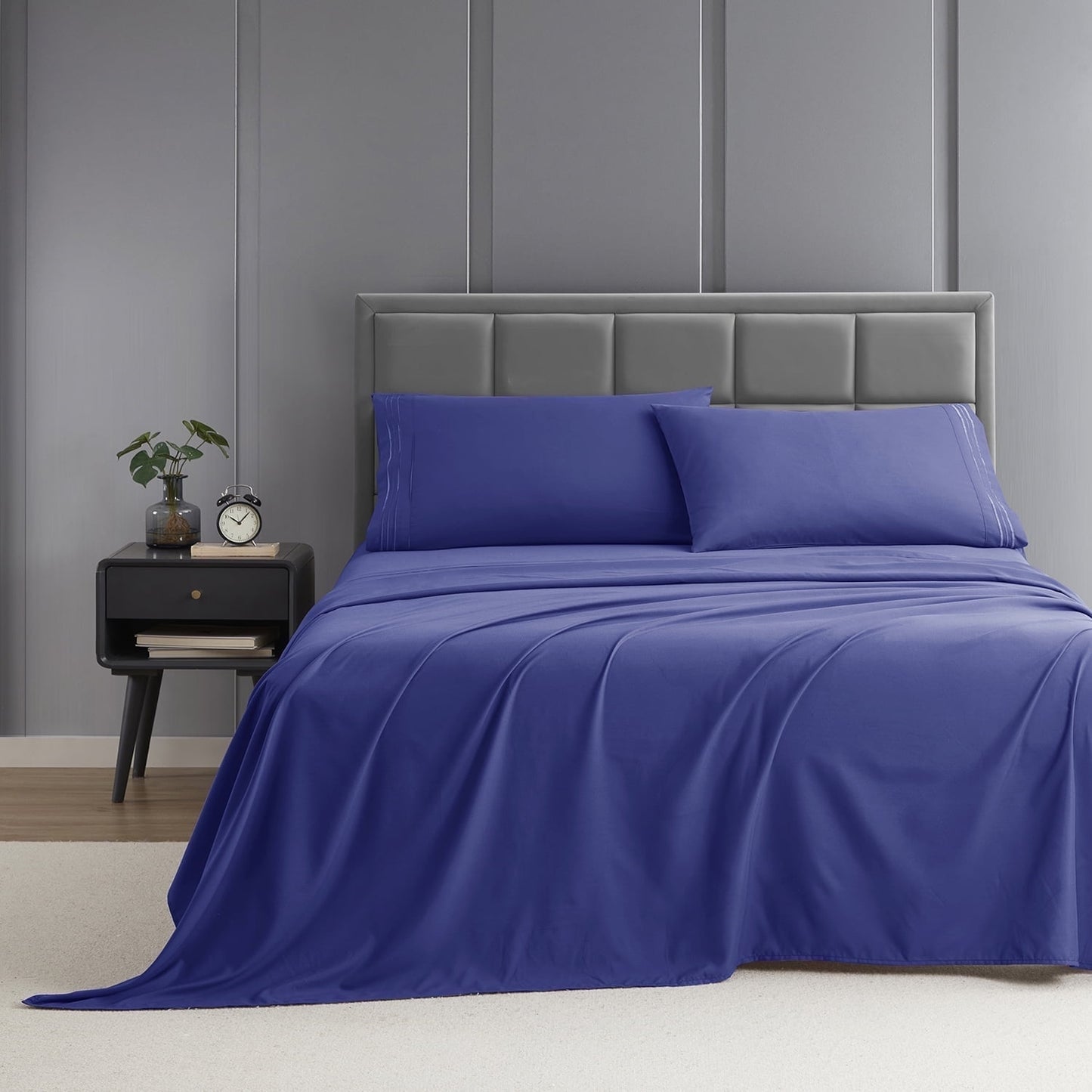 Nestl Bed Sheet Sets Twin XL, 1800 Series Deep Pocket 4 Piece Bedding Set, Luxury Soft Microfiber Sheet Sets