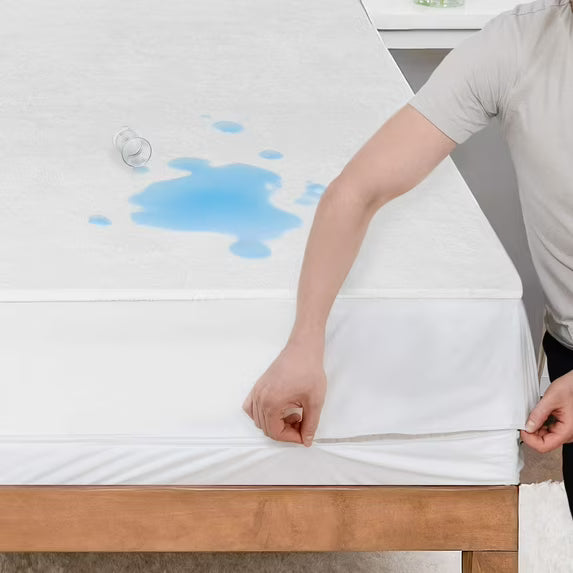 Nestl Waterproof Mattress Protector, Premium Mattress Pad, Zippered Mattress Cover Fits Mattresses Up to 21 inches