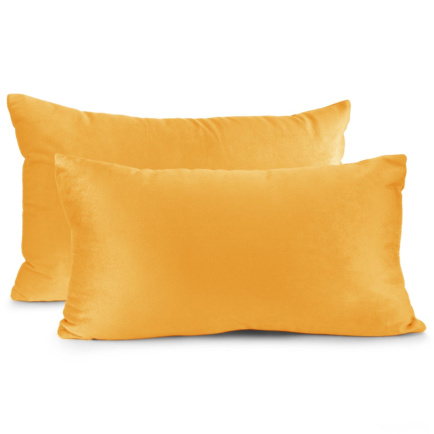 2 Pack 12 x 20 nestl Throw Pillow Covers, Cozy Velvet Decorative Outdoor Pillow