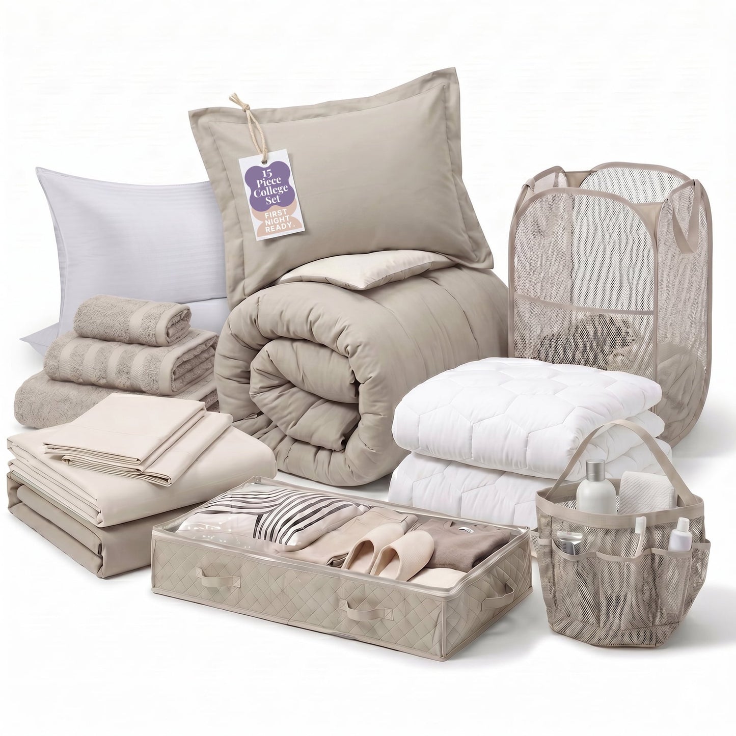 Virtu Bed in a Bag Back to College Kit