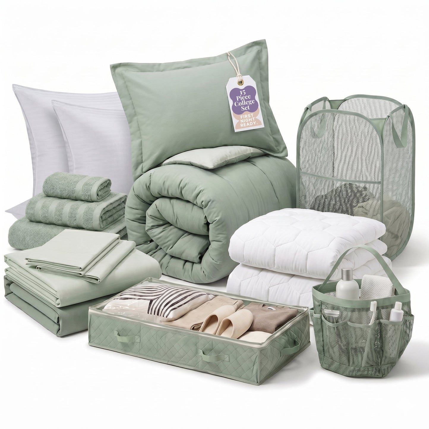 Virtu Bed in a Bag Back to College Kit