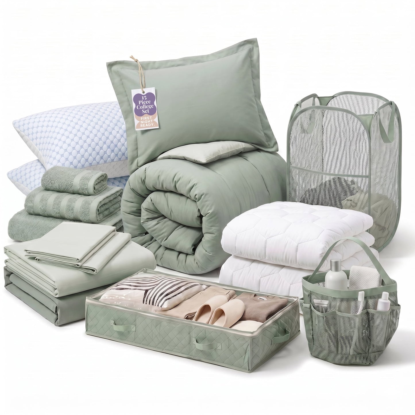 Virtu Bed in a Bag Back to College Kit
