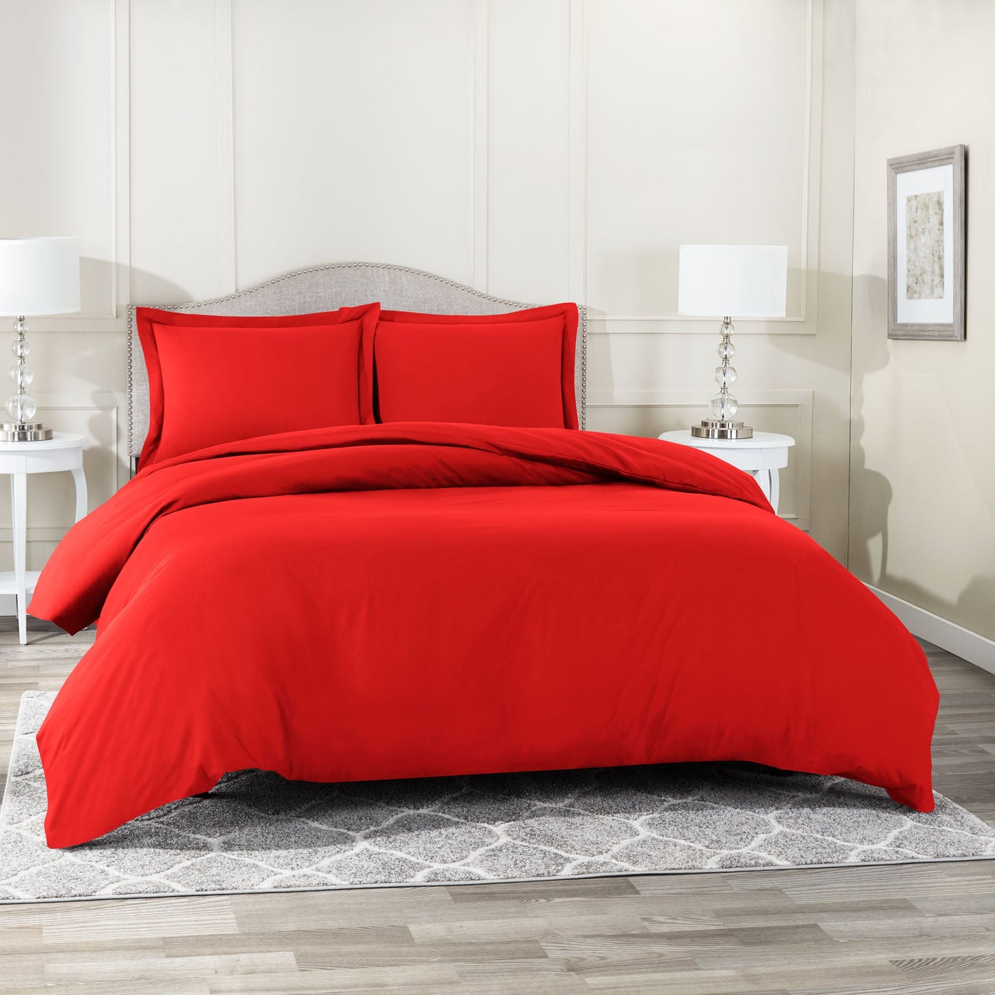 nestl Microfiber Duvet Cover Sets (1 Duvet Cover, 2 Pillowshams)