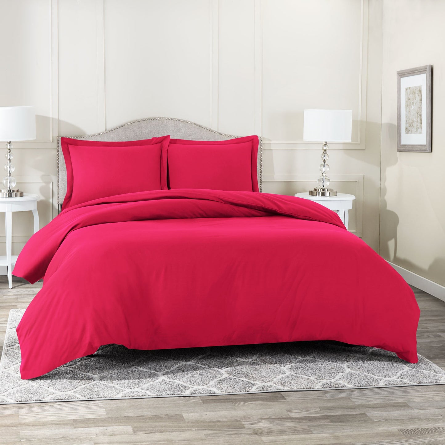nestl Microfiber Duvet Cover Sets (1 Duvet Cover, 2 Pillowshams)
