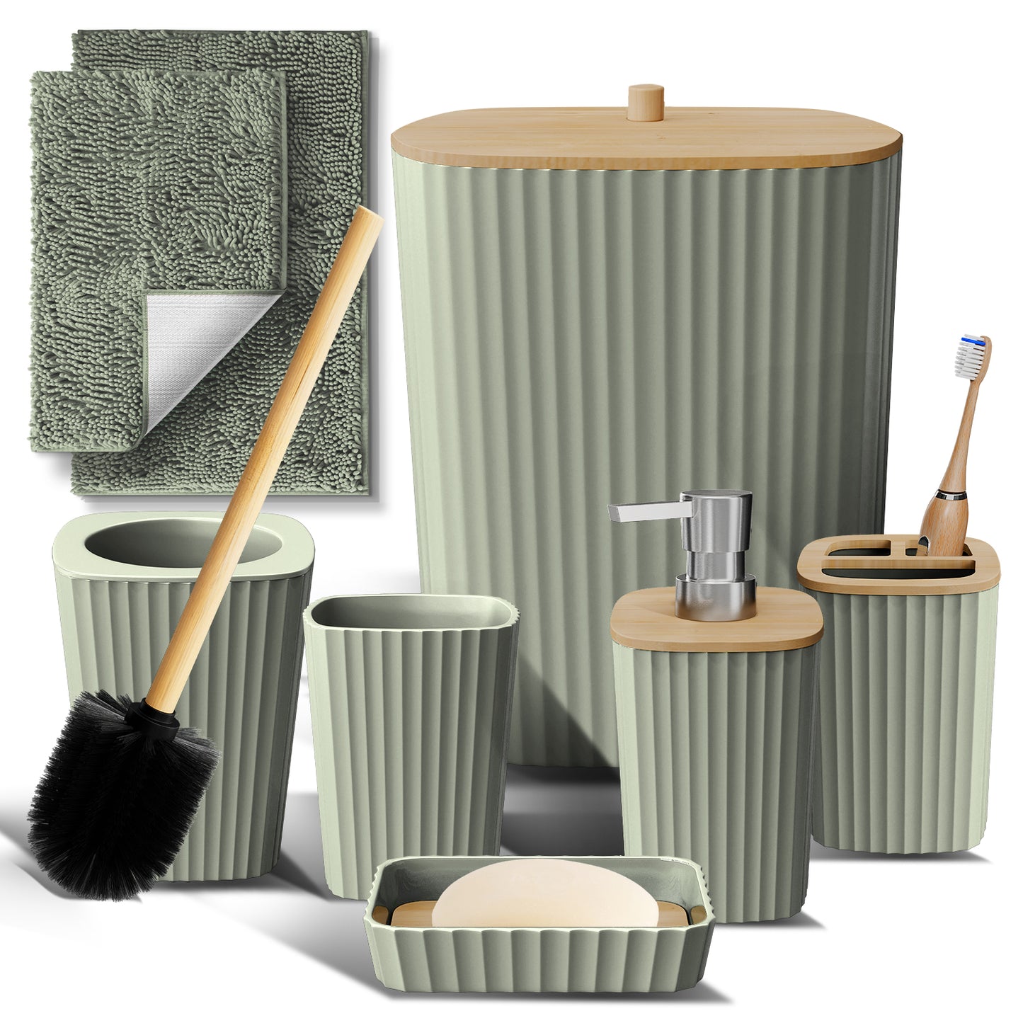 Clara Clark Bathroom Accessory Set