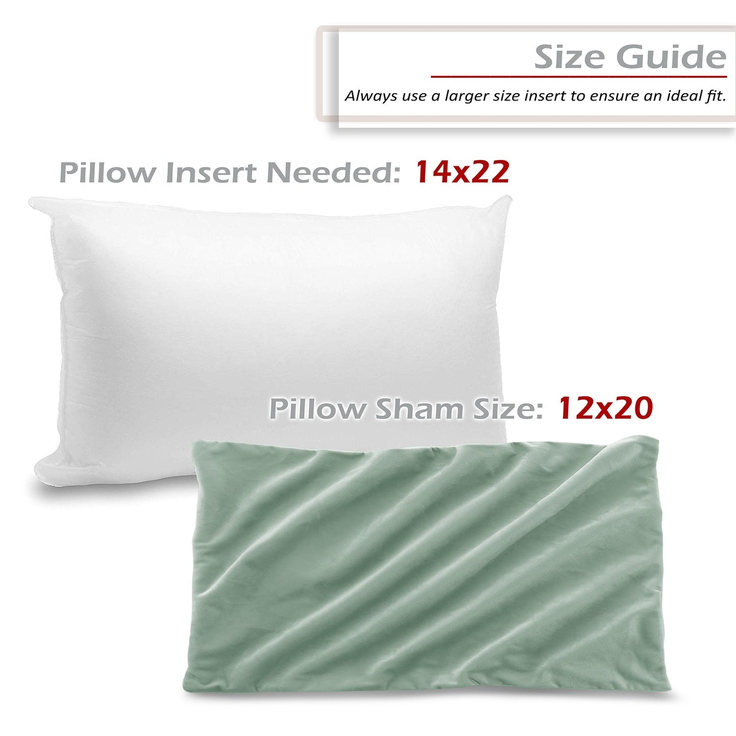 2 Pack 12 x 20 nestl Throw Pillow Covers, Cozy Velvet Decorative Outdoor Pillow
