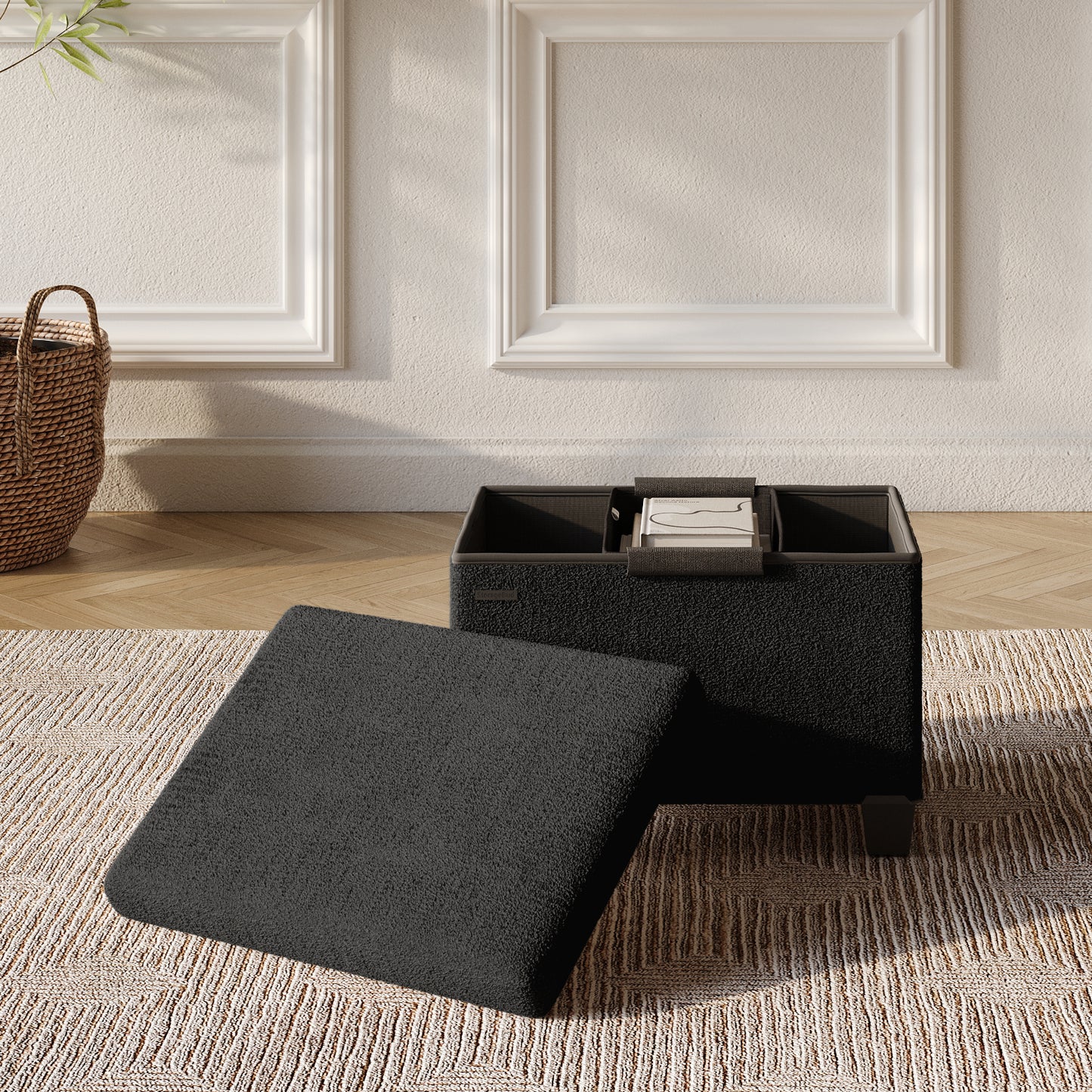 Hearth & Harbor Storage Ottoman Bench