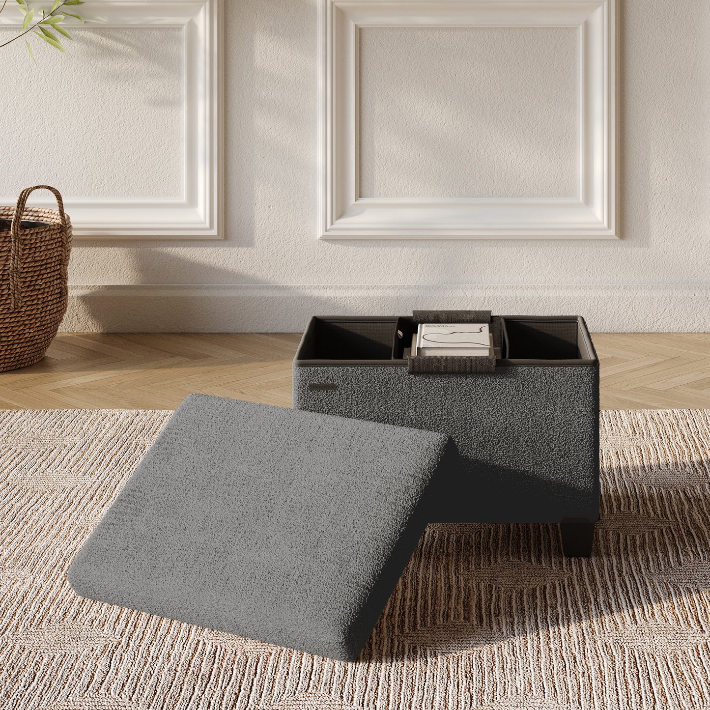 Hearth & Harbor Storage Ottoman Bench