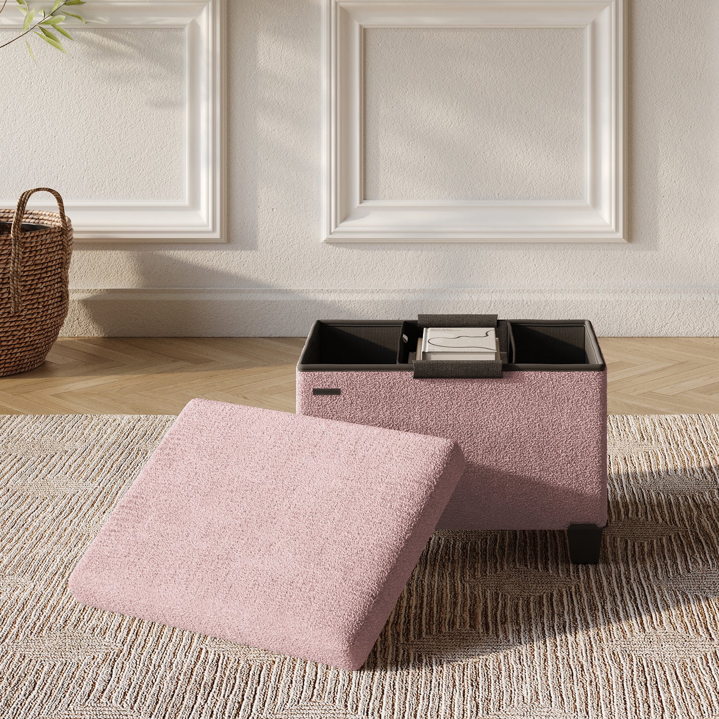 Hearth & Harbor Storage Ottoman Bench