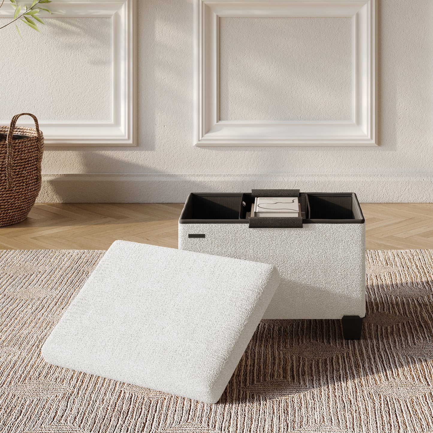 Hearth & Harbor Storage Ottoman Bench