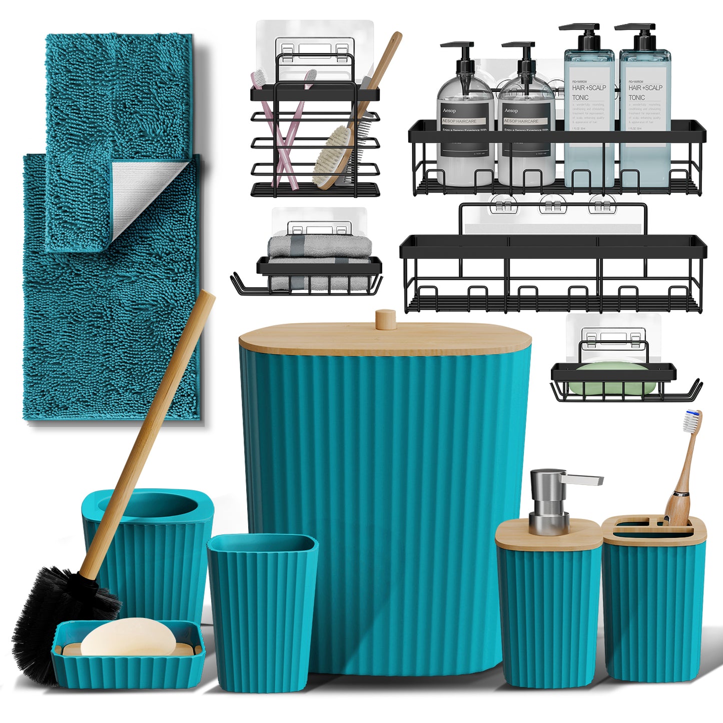 Clara Clark Bathroom Accessory Set