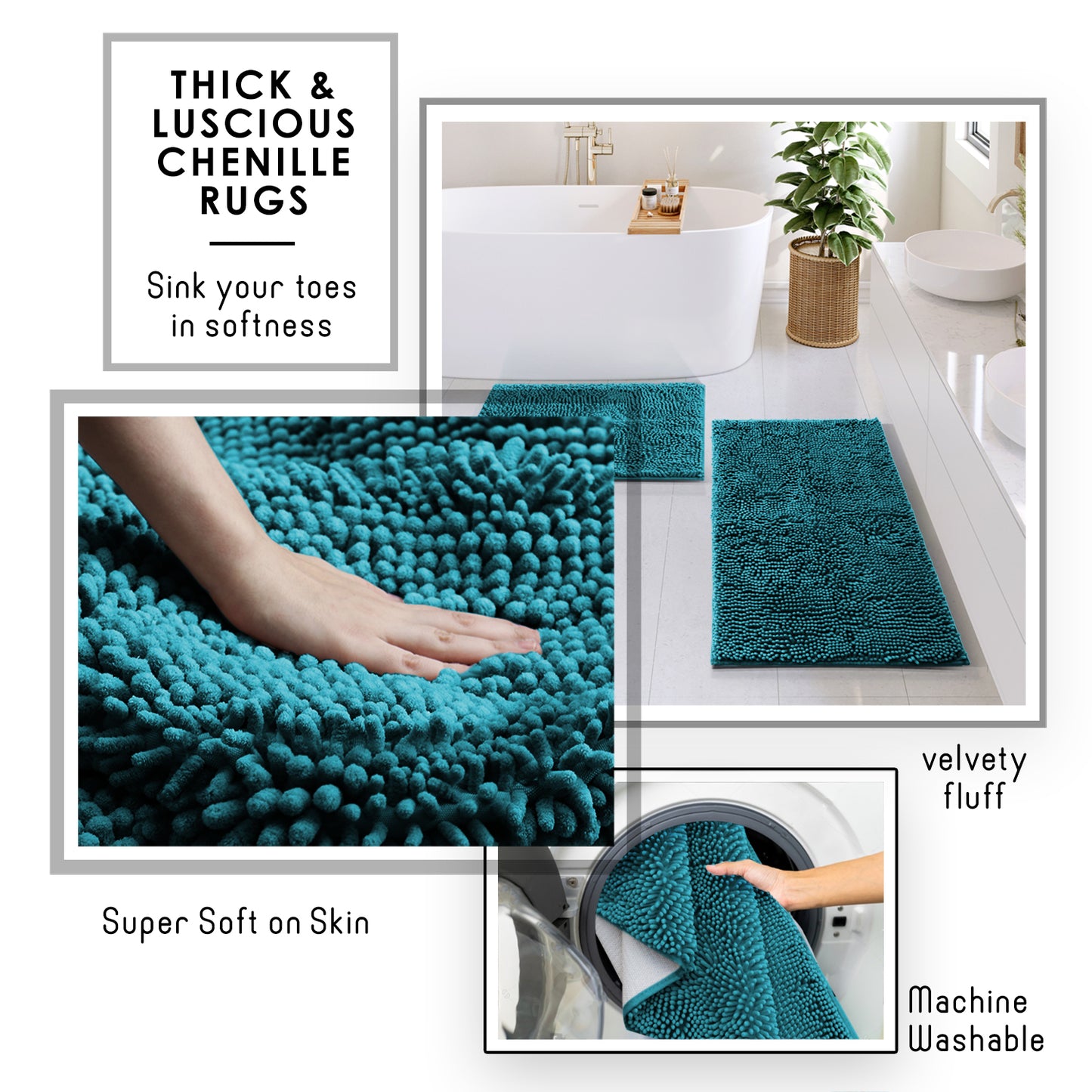 Clara Clark Bathroom Accessory Set