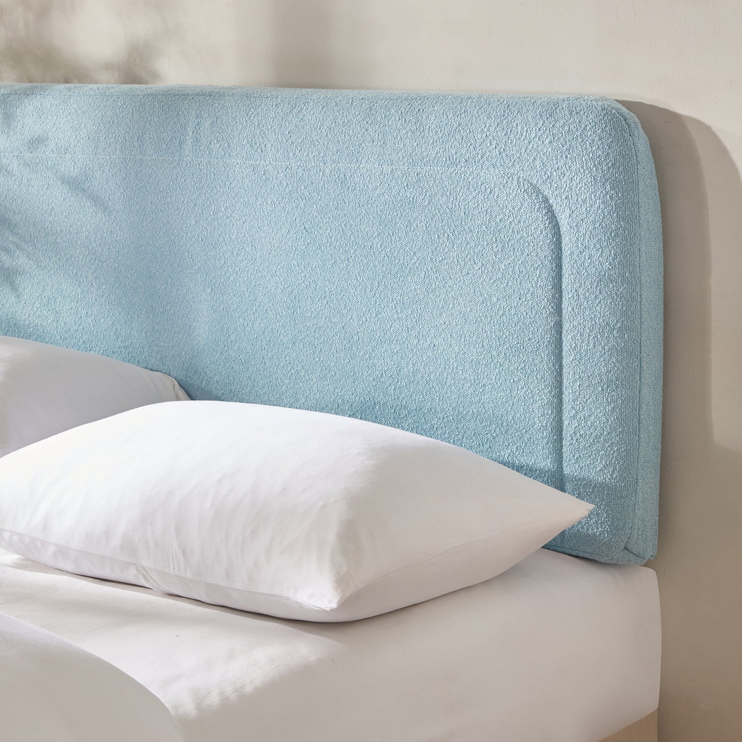 Virtu Upholstered Boucle Bed Headboard