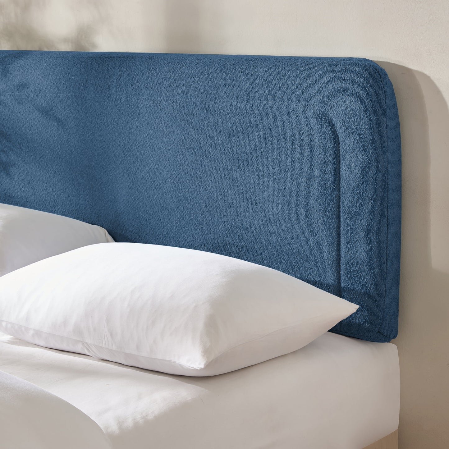 Virtu Upholstered Boucle Bed Headboard