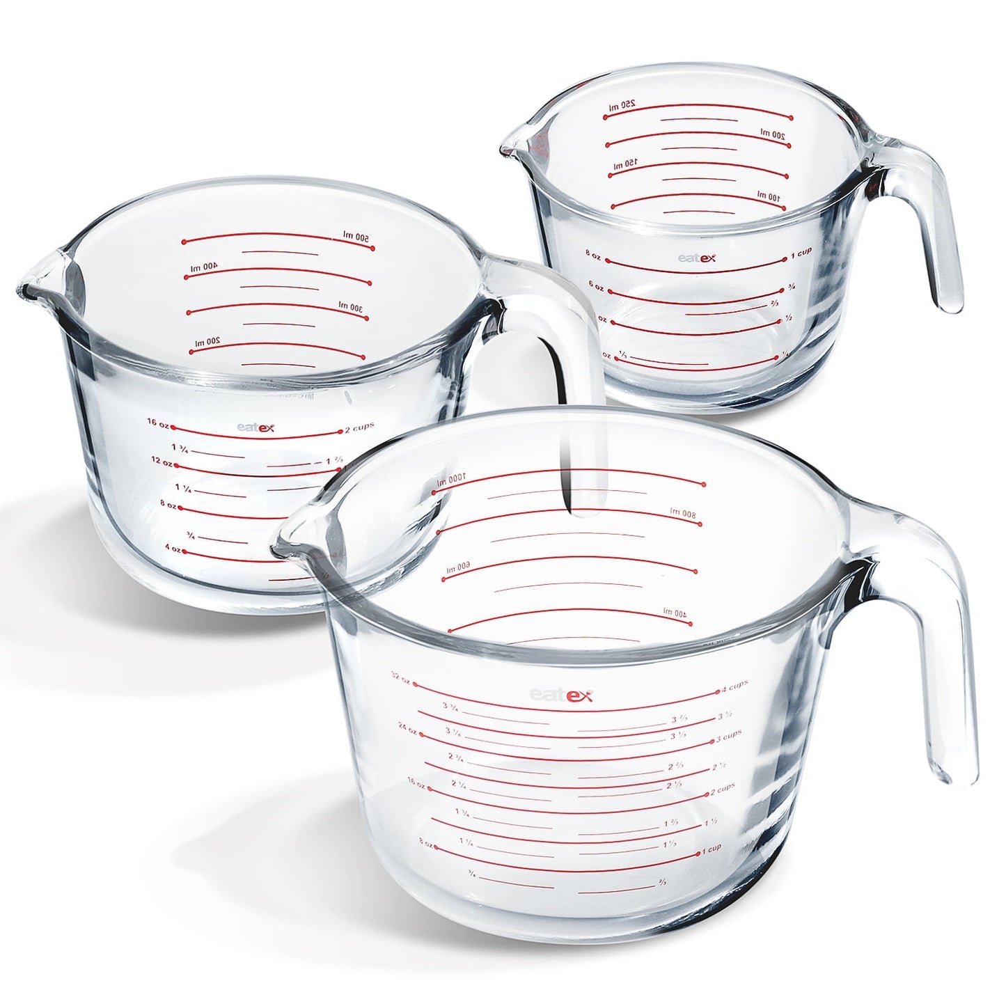 Virtu Glass Measuring Cups Set