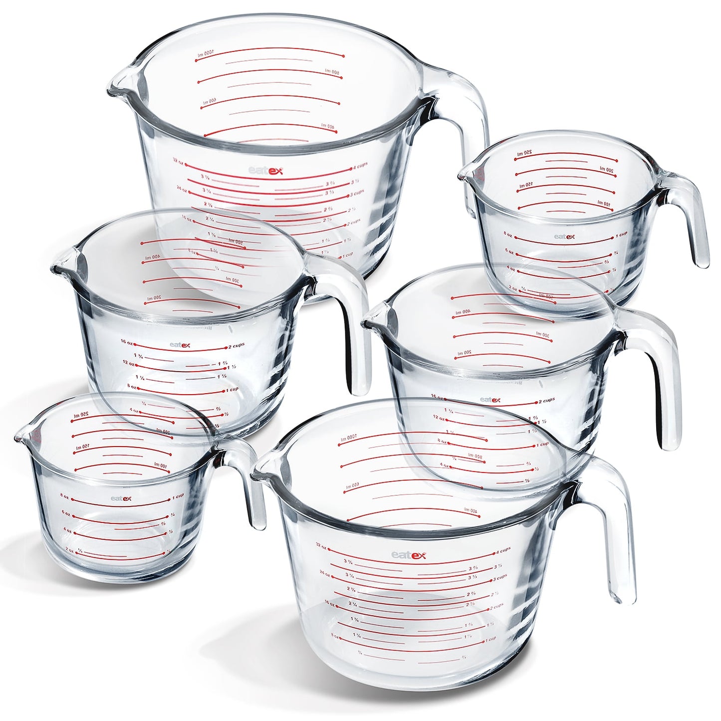 Virtu Glass Measuring Cups Set