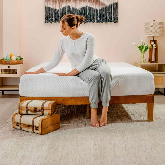 Virtu Green Tea Cooling Graphite Memory Foam Mattress In A Box