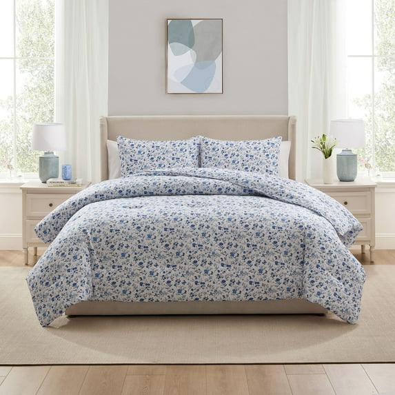 Virtu Floral Comforter Set