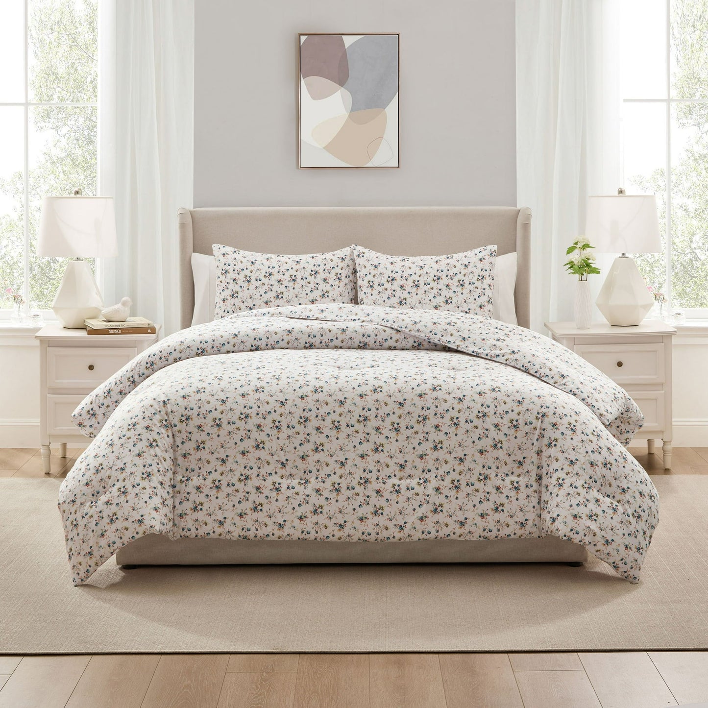 Virtu Floral Comforter Set