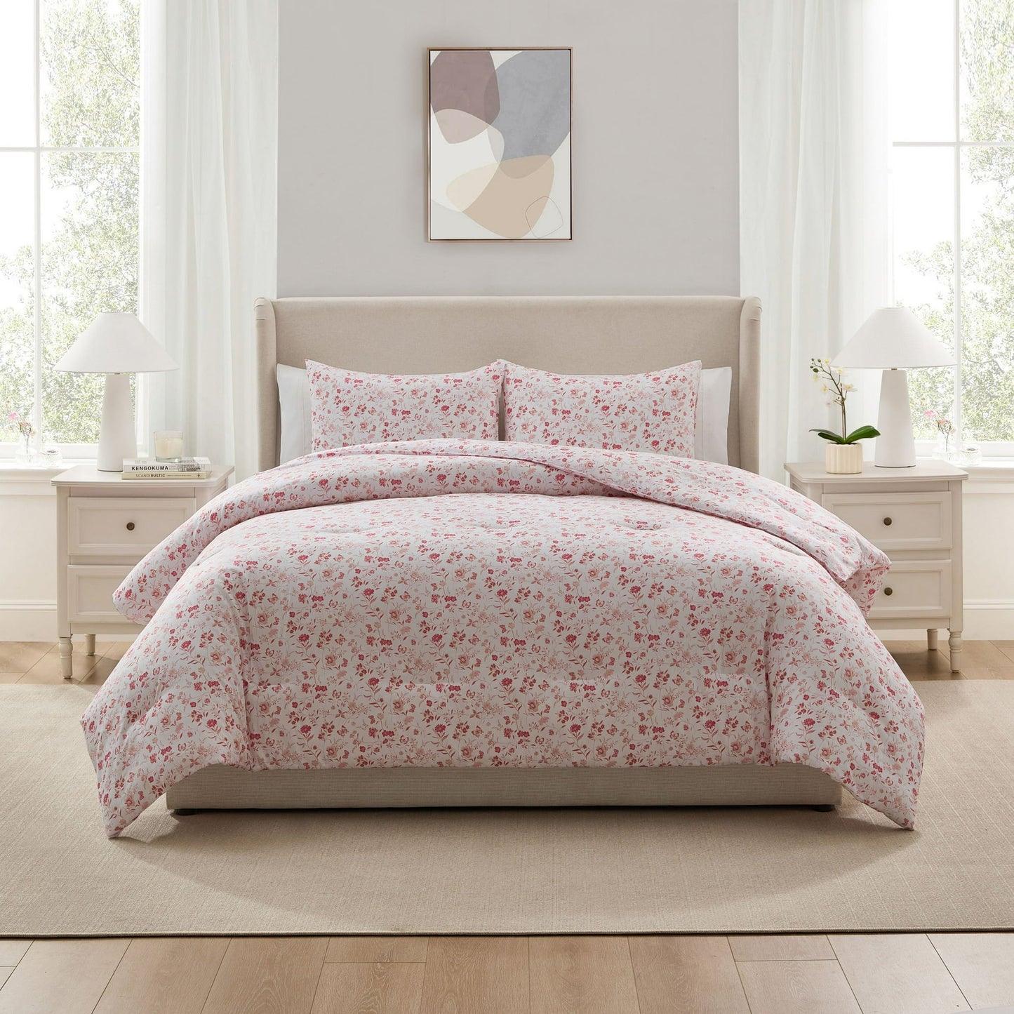 Virtu Floral Comforter Set