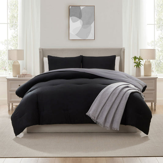Virtu Modern Reversible Comforter Set
